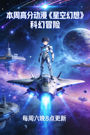 本周高分动漫《星空幻想》海报 - 科幻冒险动漫
