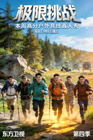 本周高分真人秀《极限挑战》海报 - 户外竞技真人秀